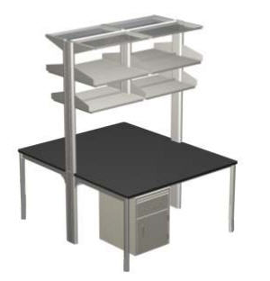 Optima 1100 1500 Square Leg Adaptable Lab Systems